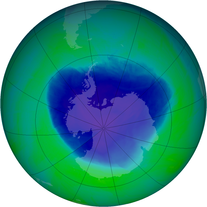 Ozone Map 2008-11-22